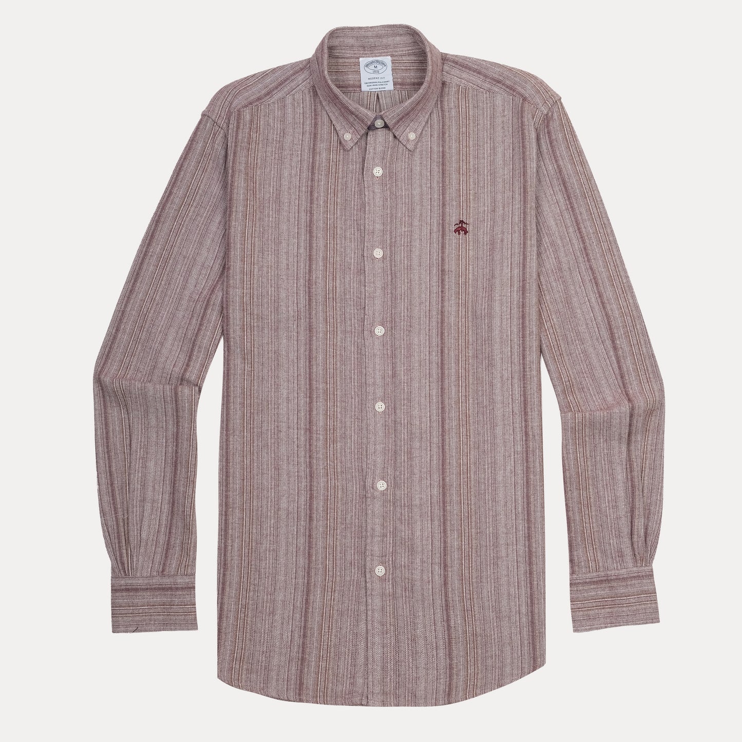 BROOKS BROTHERS Blush Ember Tailored Fit Long Sleeve Button-Down Shirt