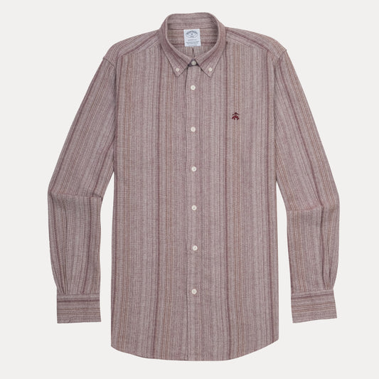 BROOKS BROTHERS Blush Ember Tailored Fit Long Sleeve Button-Down Shirt