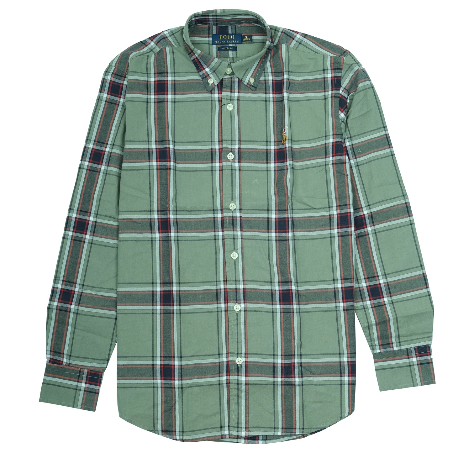 Polo Ralph Lauren Green Plaid Button-Up Shirt