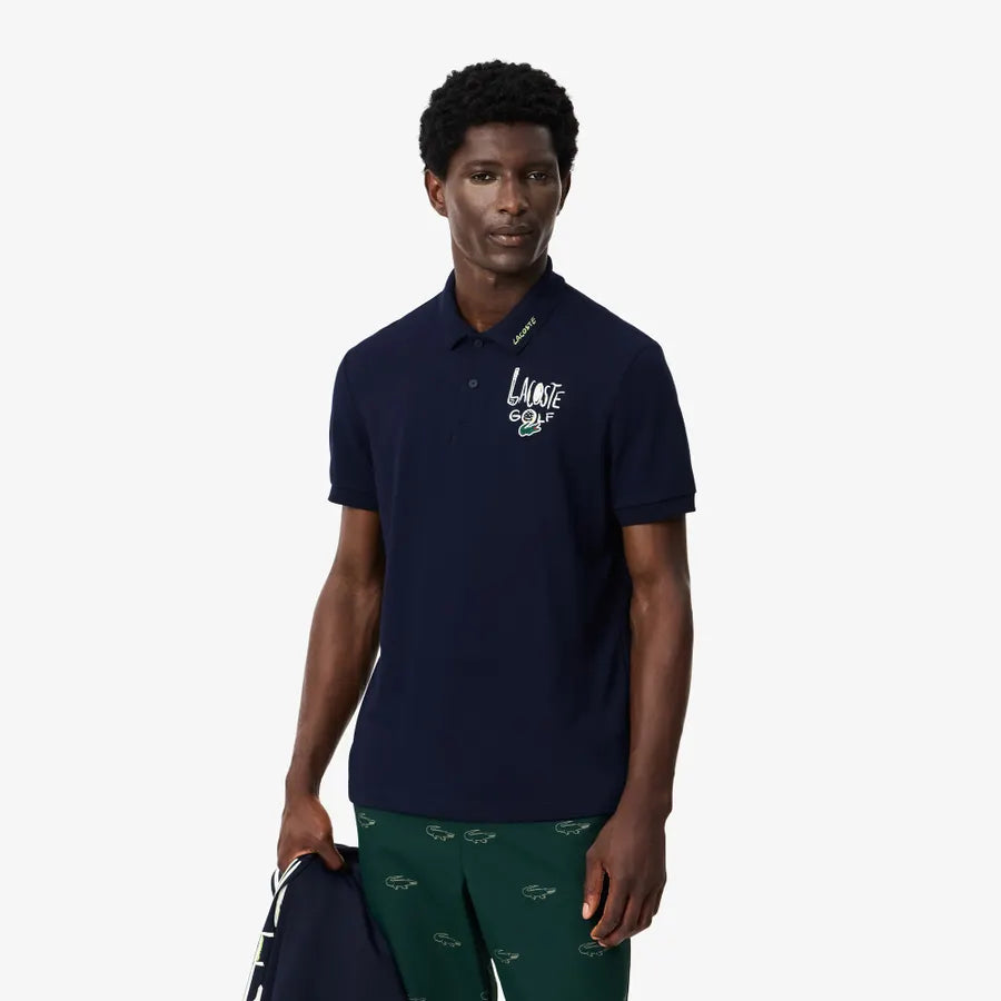 LACOSTE Oceanic Sapphire Classic Fit Short Sleeve Golf Polo