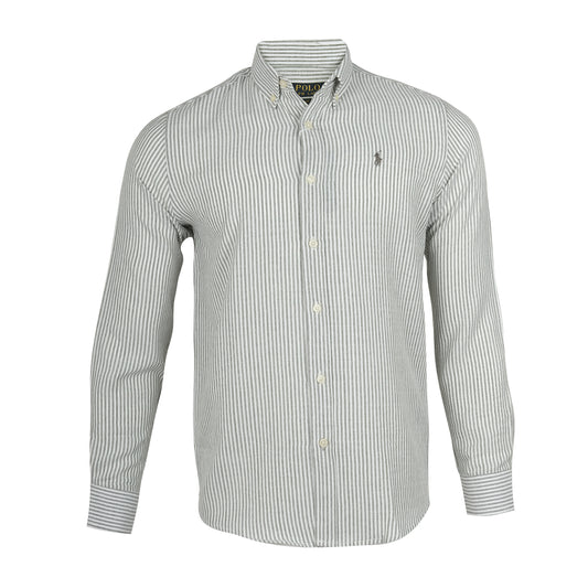 POLO RALPH LAUREN Sage Stripe Classic Fit Long Sleeve Button-Down Shirt