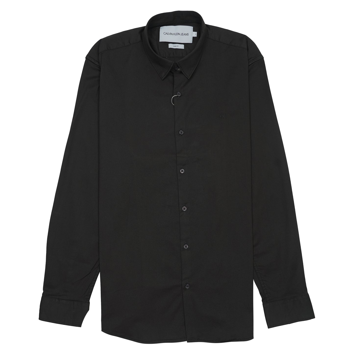 CALVIN KLEIN JEANS Ethereal Onyx Tailored Fit Long Sleeve Button-Up Shirt