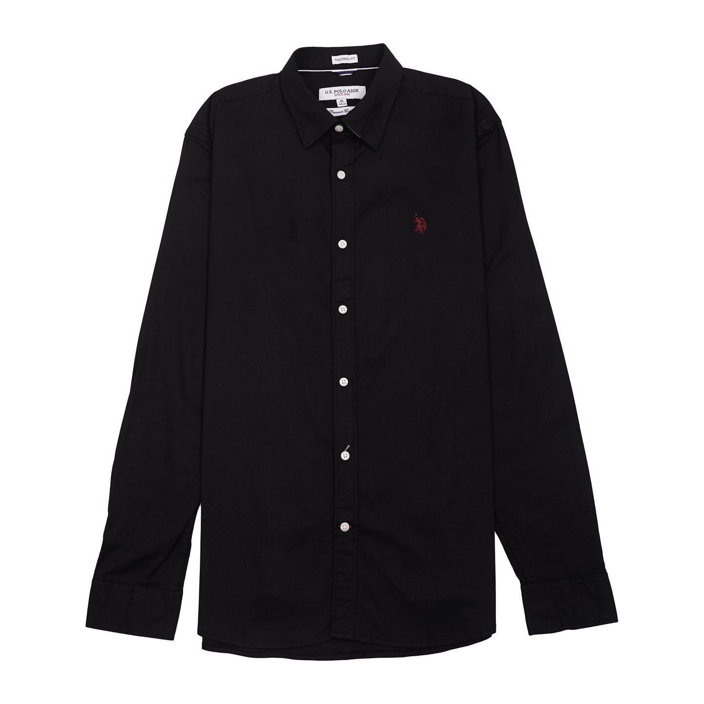 U.S. POLO ASSN. Opulent Charcoal Tailored Fit Long Sleeve Shirt