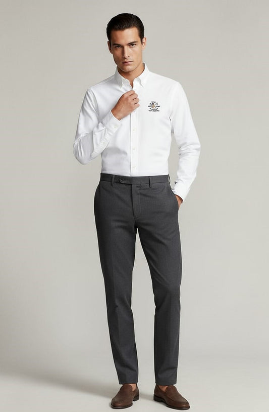 POLO RALPH LAUREN Celestial Pearl Tailored Fit Long Sleeve Dress Shirt