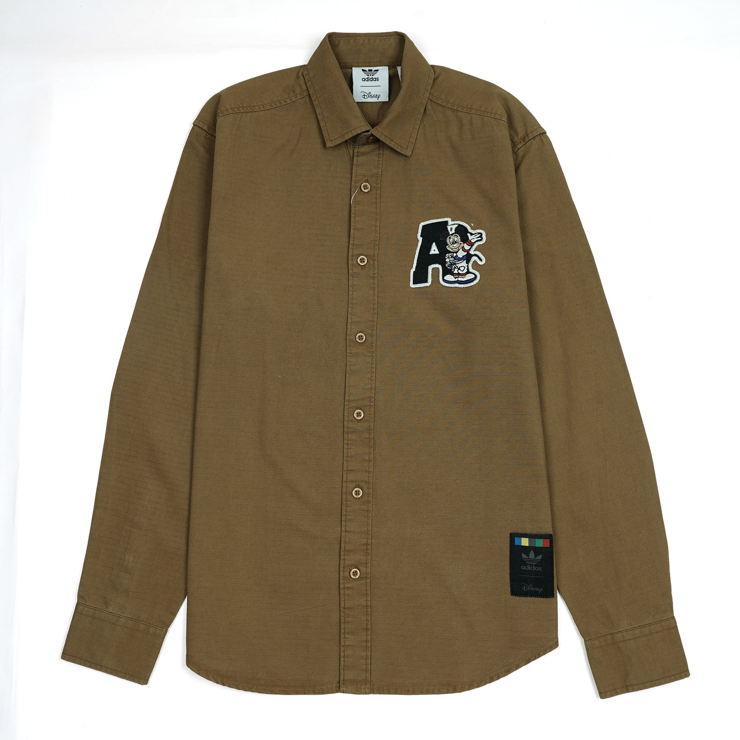 ADIDAS Astral Moss Tailored Fit Long Sleeve Button-Up Shirt