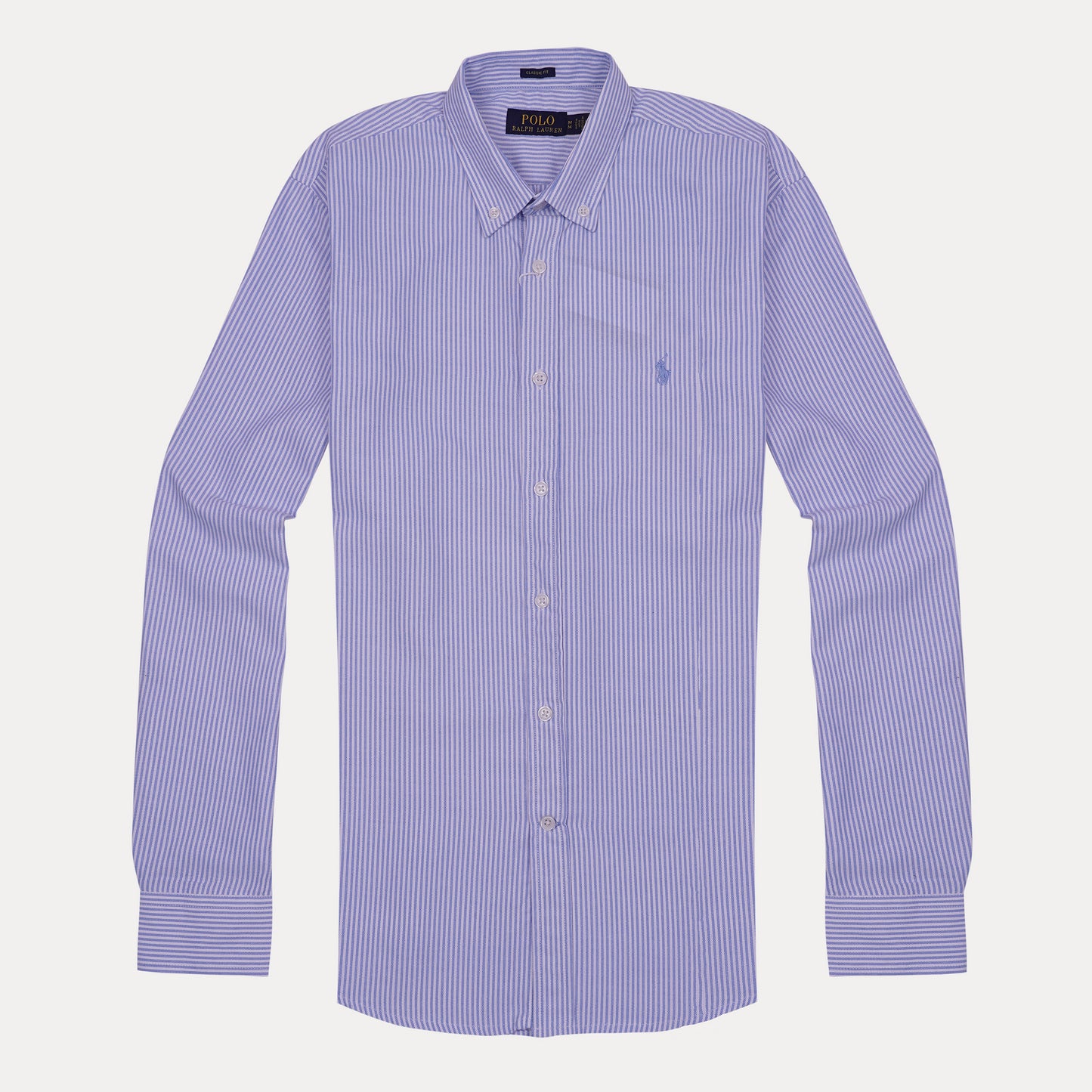 POLO RALPH LAUREN Serene Aqua Tailored Fit Long Sleeve Button-Down Shirt