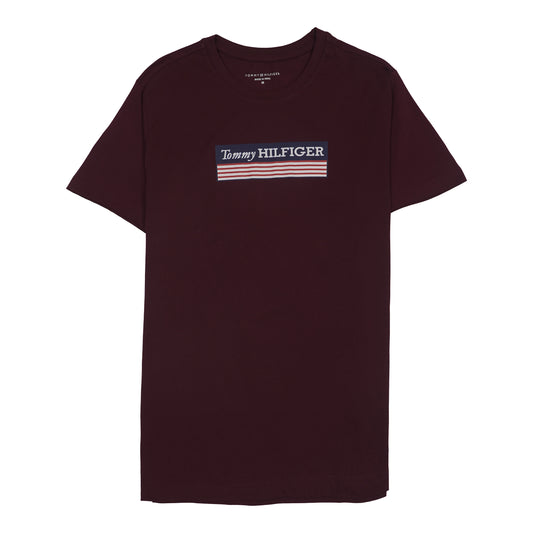 TOMMY HILFIGER Crimson Orchid Tailored Fit Short Sleeve T-Shirt