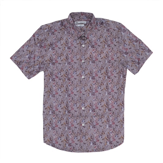 ZARA Floral Print Short Sleeve Casual Shirt