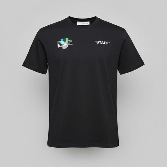 OFF-WHITE™ Celestial Obsidian Relaxed Fit Short Sleeve Graphic Tee