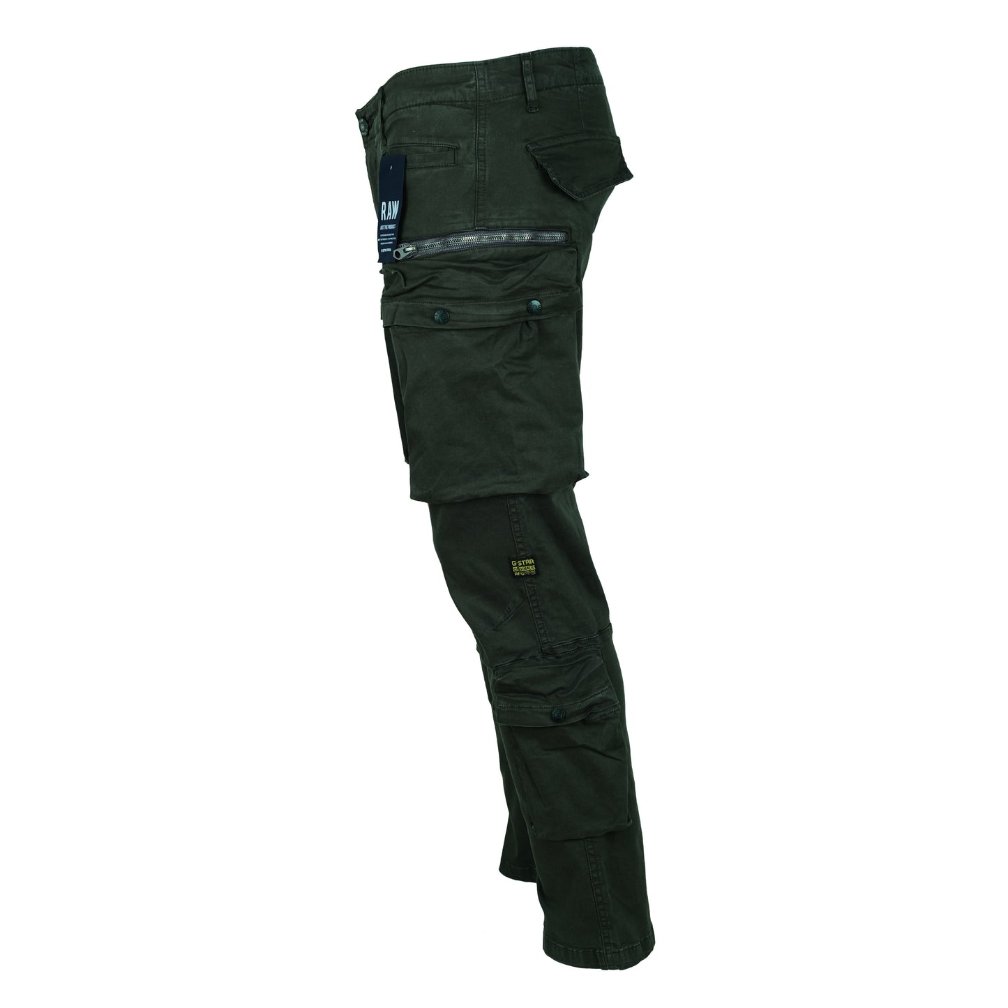 G-STAR RAW Dark Olive Utility Cargo Pocket Tapered Pants