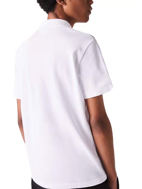 LACOSTE Whispering Pearl Tailored Fit Short Sleeve Piqué Polo