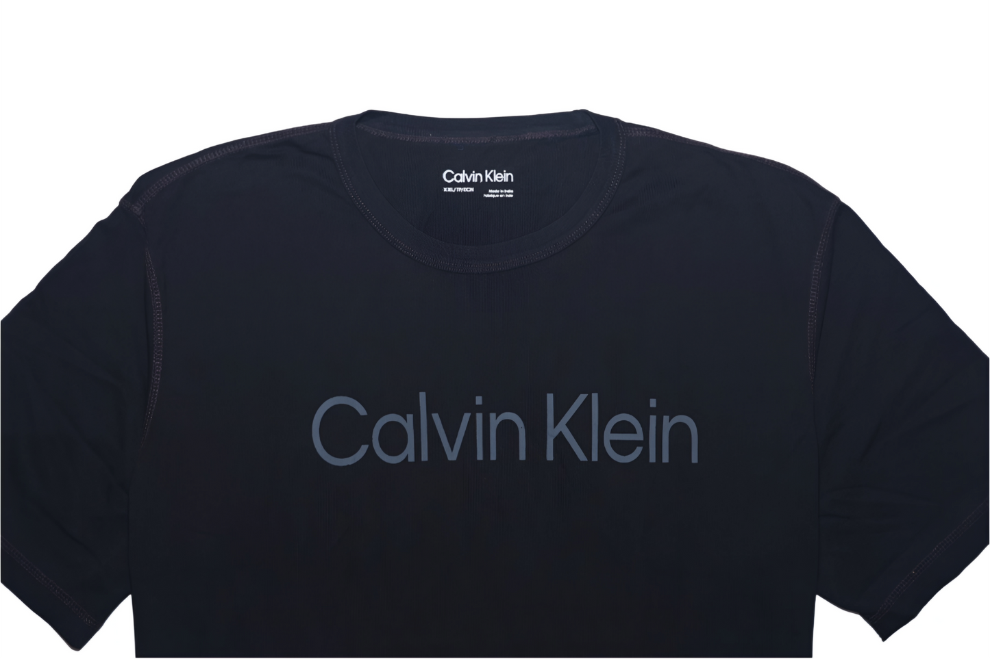 CALVIN KLEIN Celestial Slate Relaxed Fit Short Sleeve T-Shirt