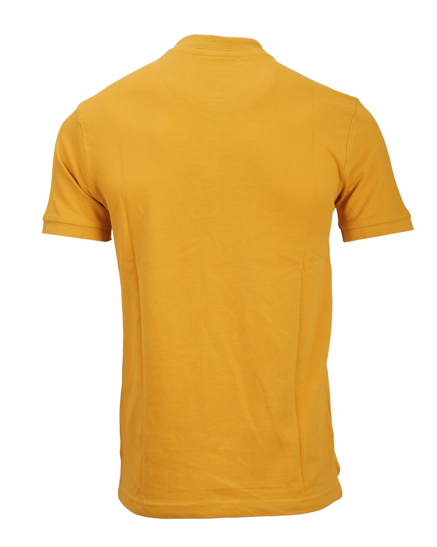 ARMANI EXCHANGE Mustard Yellow Vertical Logo Slim Polo Shirt