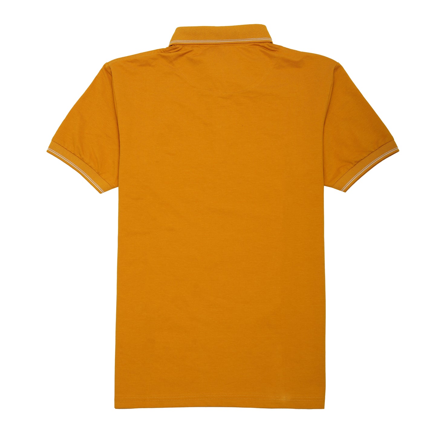 BOSS Golden Yellow Striped Polo Shirt
