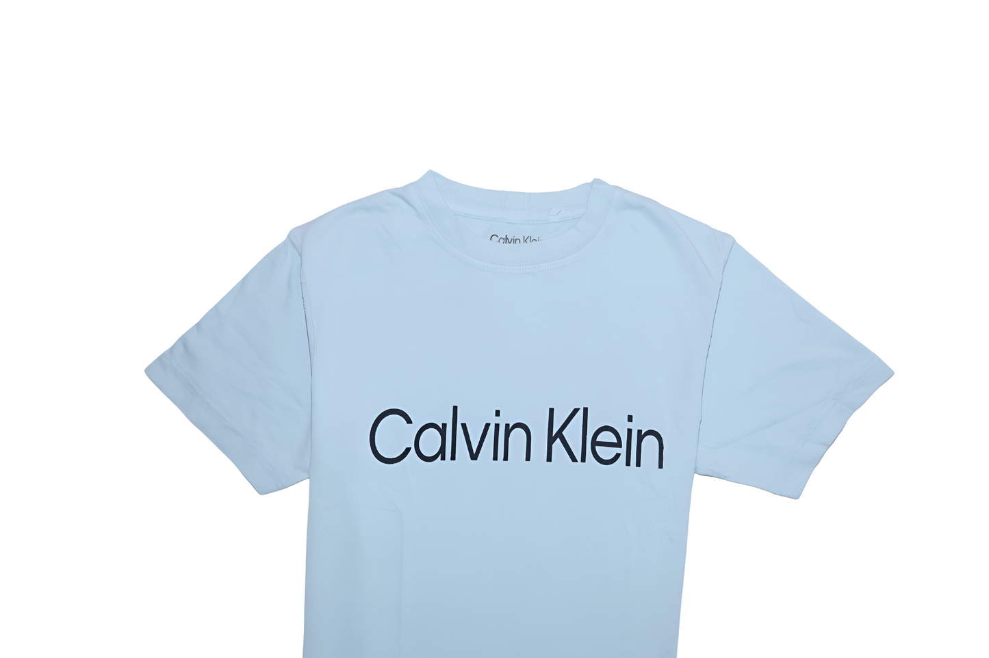 CALVIN KLEIN Tranquil Sky Modern Fit Short Sleeve T-Shirt