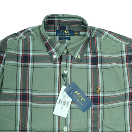 Polo Ralph Lauren Green Plaid Button-Up Shirt