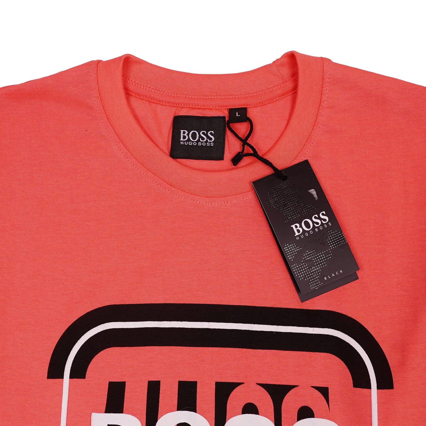 BOSS Radiant Ember Tailored Fit Short Sleeve Graphic Tee