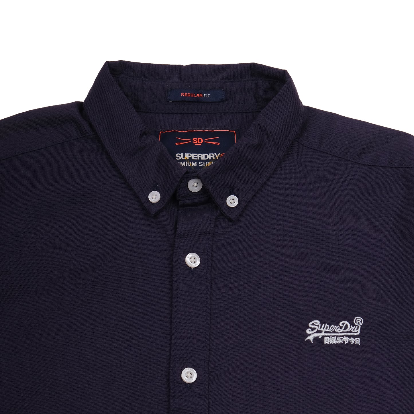 SUPERDRY Deep Ocean Regular Fit Short Sleeve Button-Up Shirt