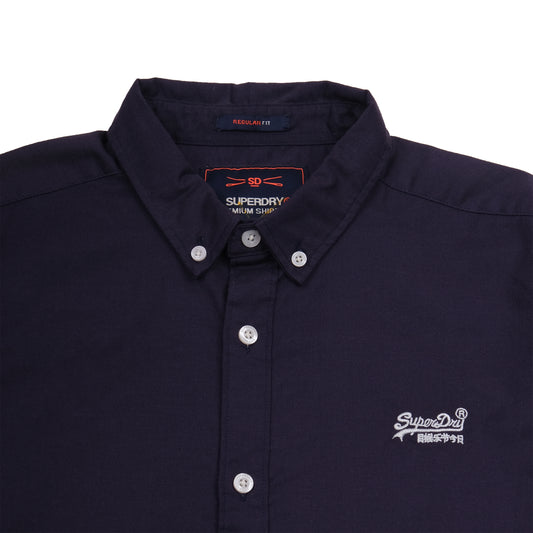 SUPERDRY Deep Ocean Regular Fit Short Sleeve Button-Up Shirt