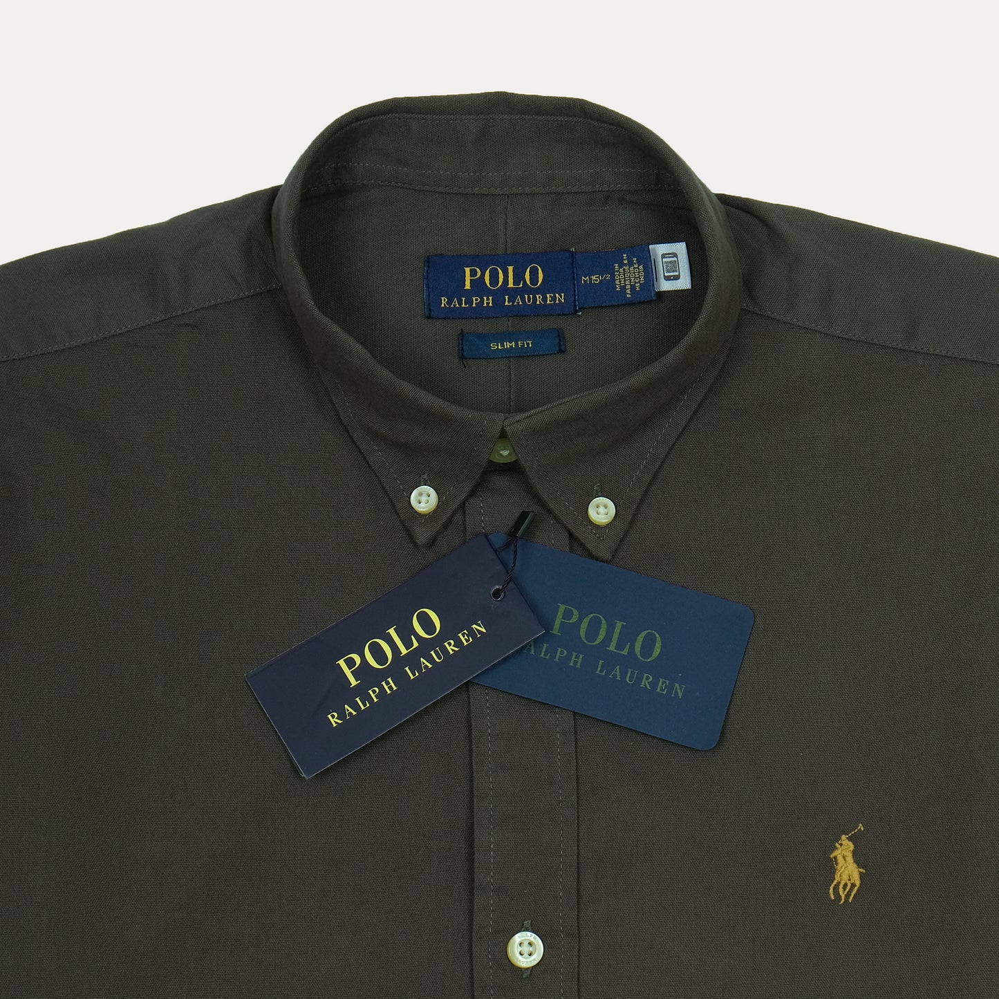 POLO RALPH LAUREN Twilight Ash Tailored Fit Long Sleeve Button-Down Shirt