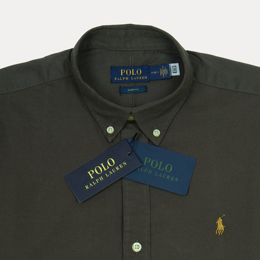 POLO RALPH LAUREN Twilight Ash Tailored Fit Long Sleeve Button-Down Shirt