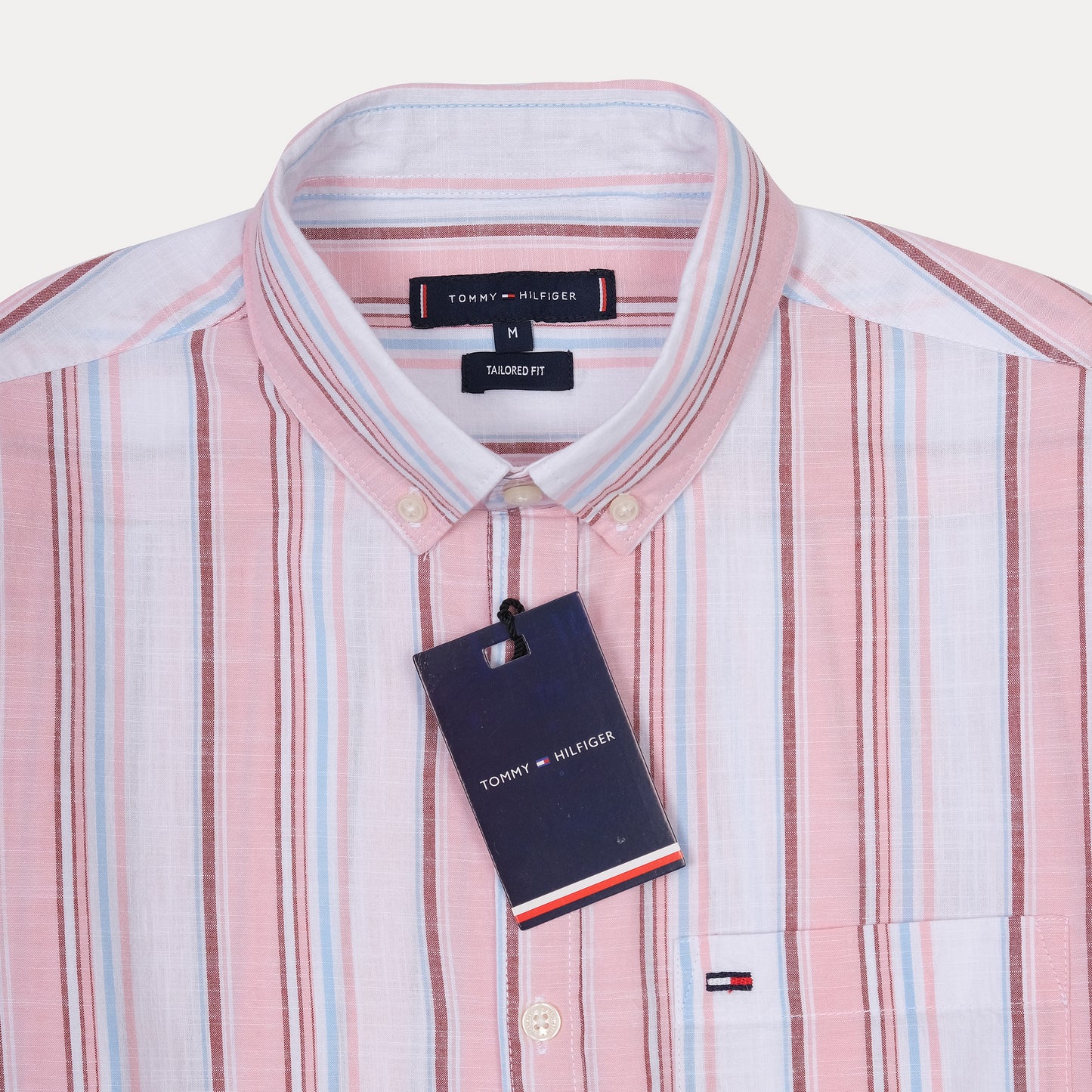 TOMMY HILFIGER Blushing Dawn Tailored Fit Long Sleeve Button-Down Shirt