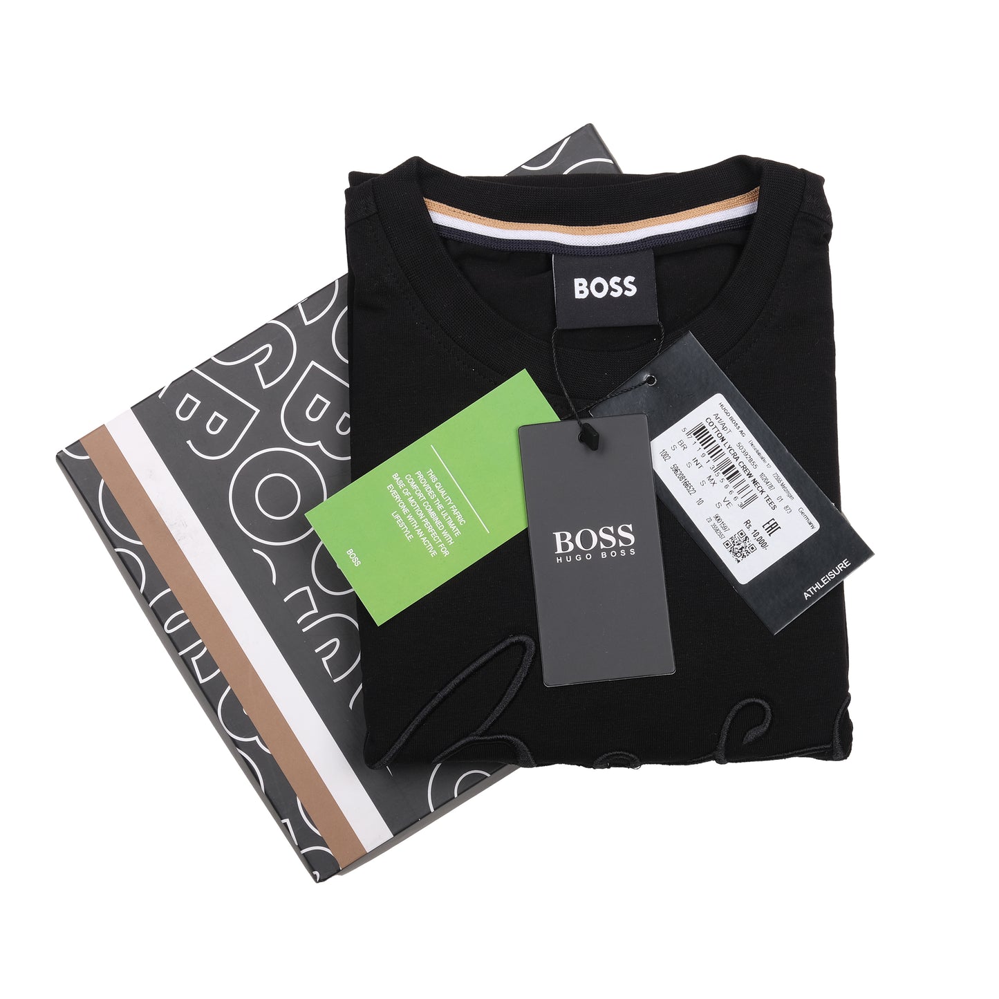 BOSS Black Signature Embroidered Cotton T-Shirt