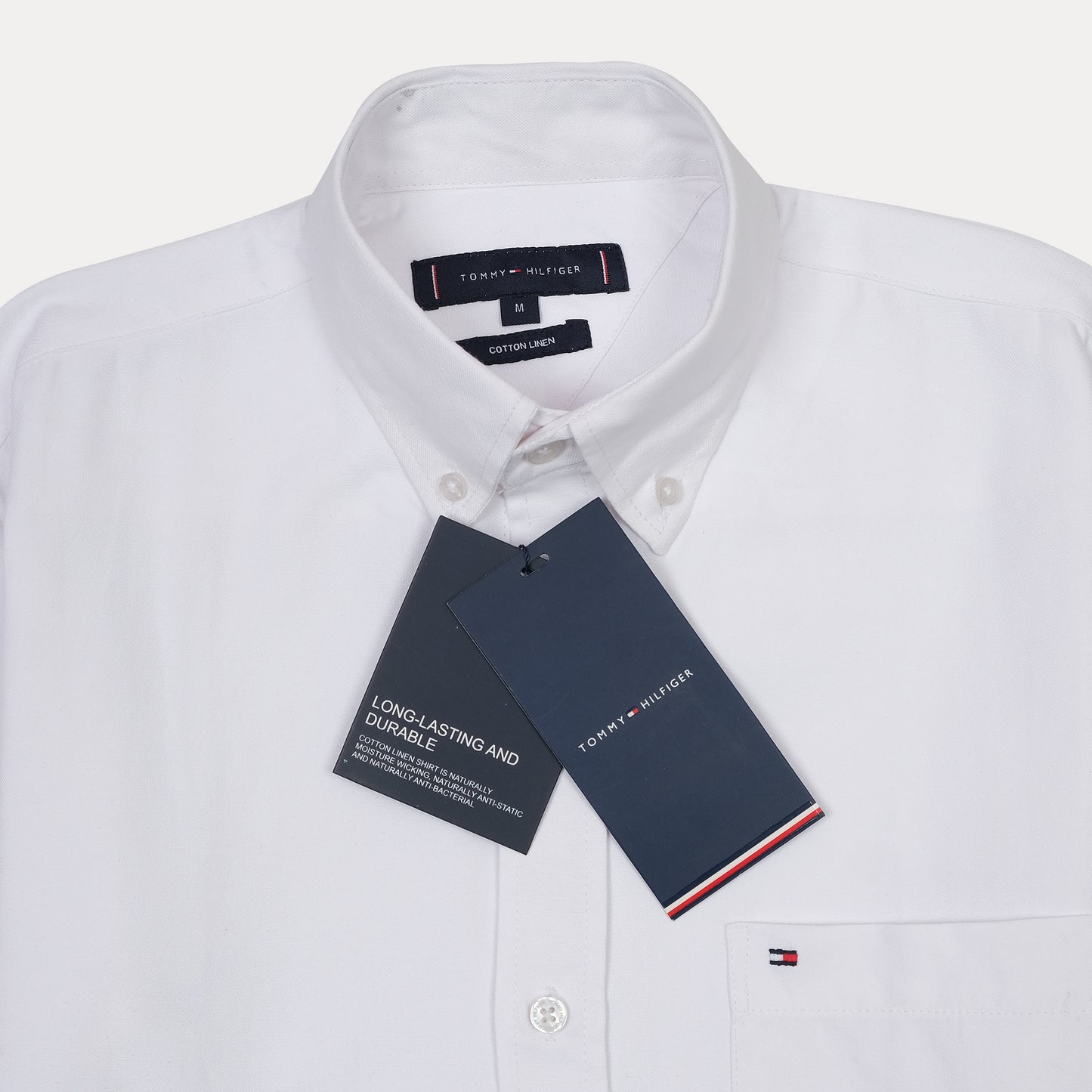 TOMMY HILFIGER Serene Pearl Classic Fit Long Sleeve Button-Down Shirt