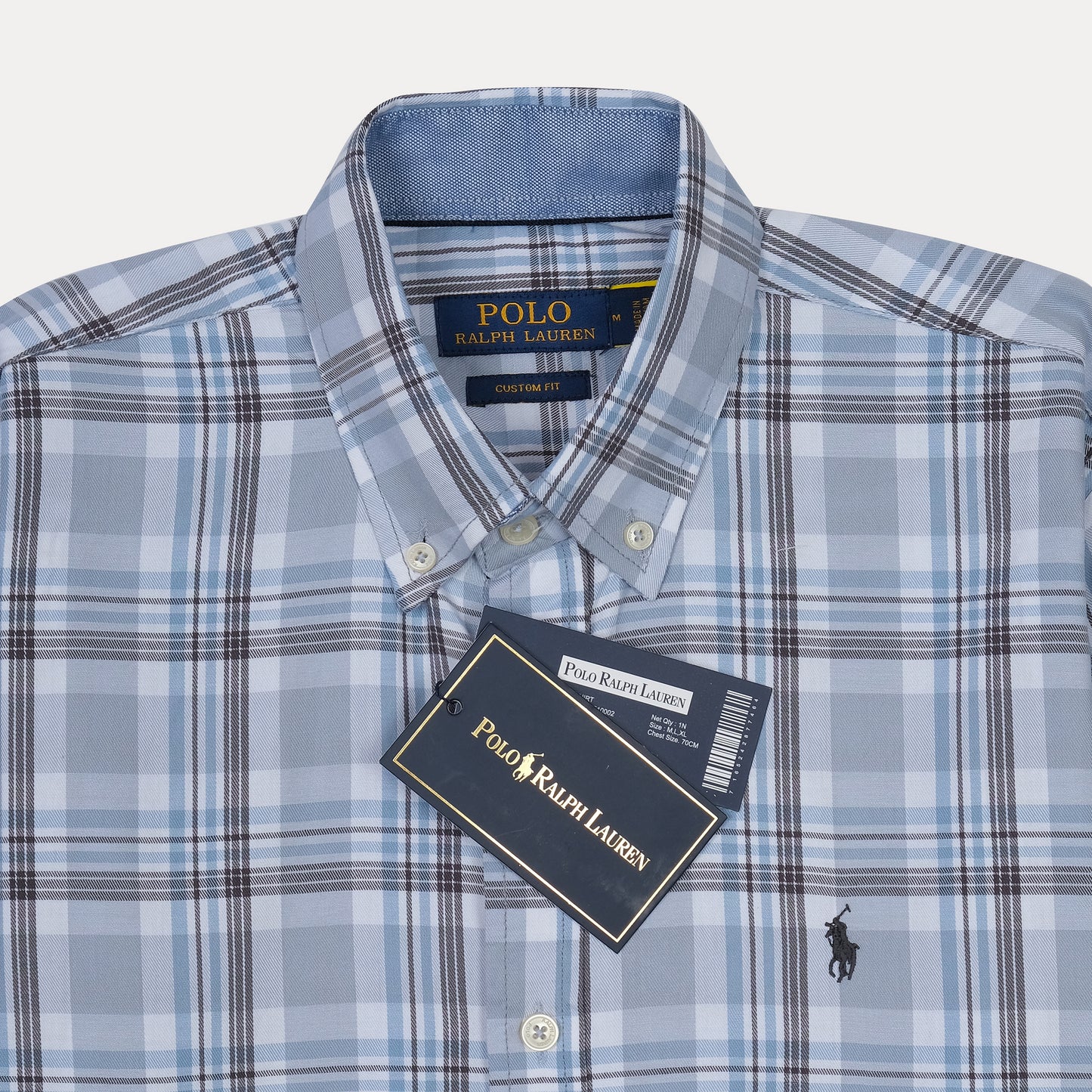 POLY RALPH LAUREN Ethereal Sky Classic Fit Long Sleeve Button-Down Shirt