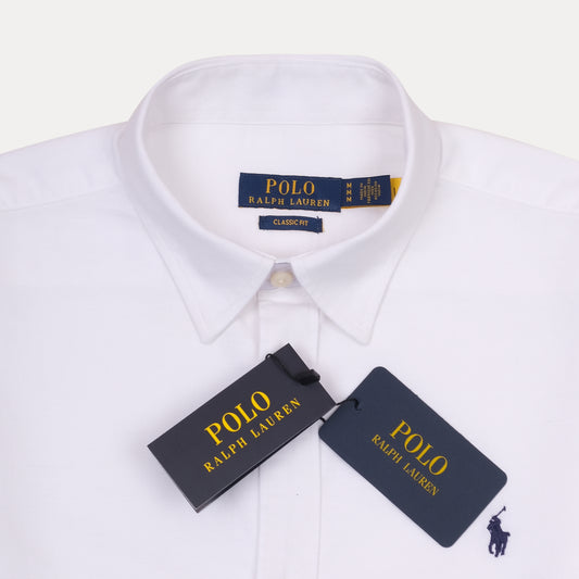 POLO RALPH LAUREN Ethereal Pearl Classic Fit Long Sleeve Dress Shirt