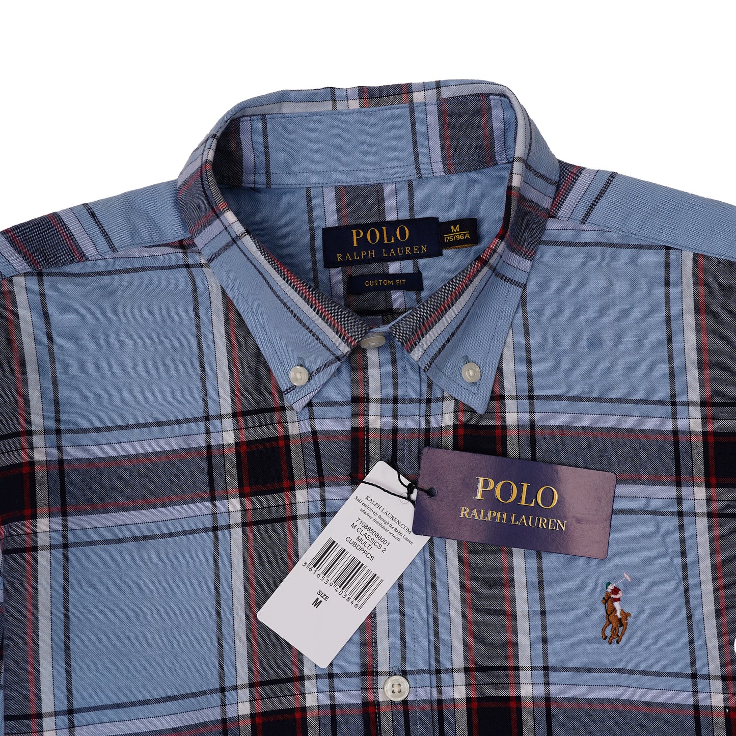 POLO RALPH LAUREN Opulent Azure Tailored Fit Long Sleeve Shirt