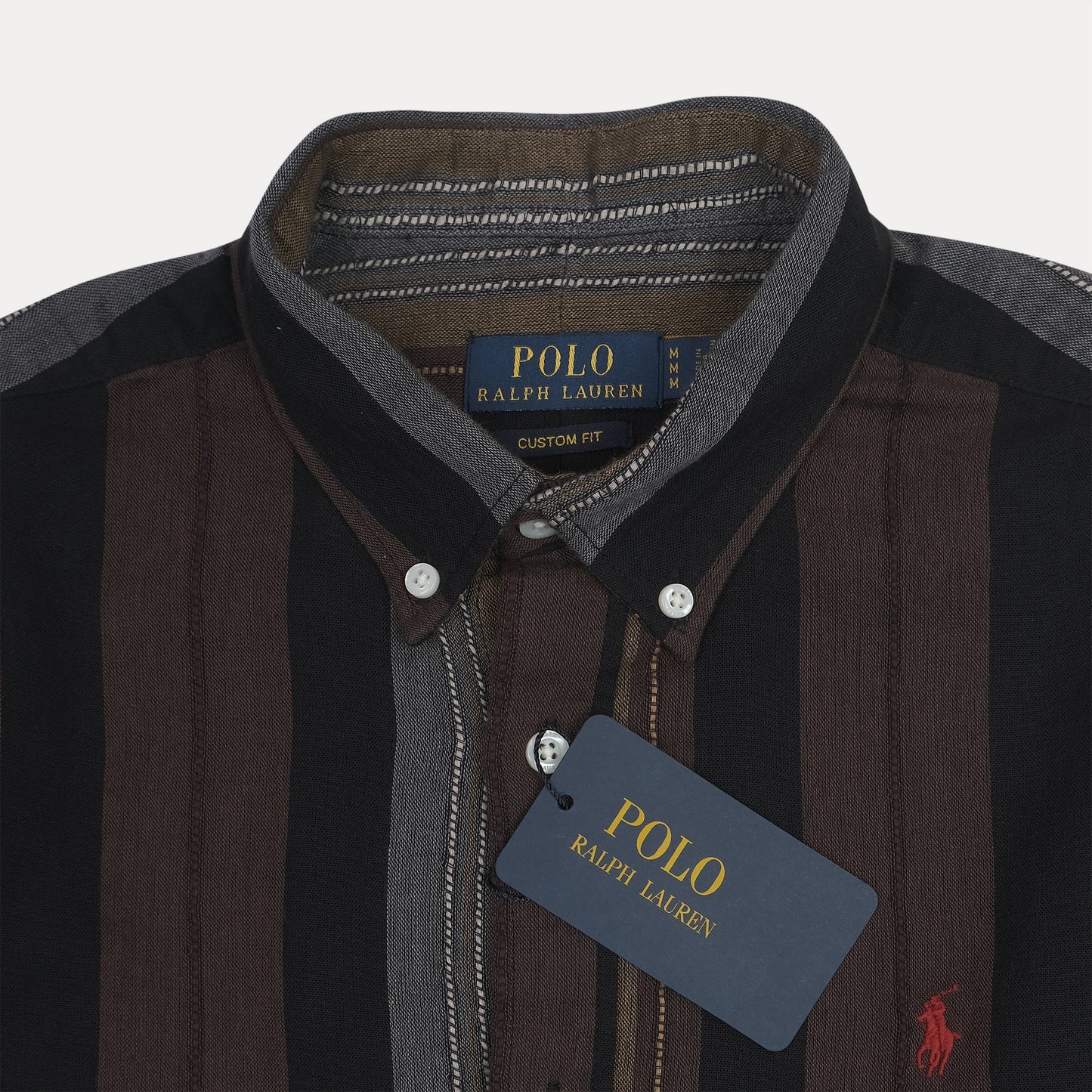 POLO RALPH LAUREN Rustic Chestnut Custom Fit Long Sleeve Button-Up Shirt
