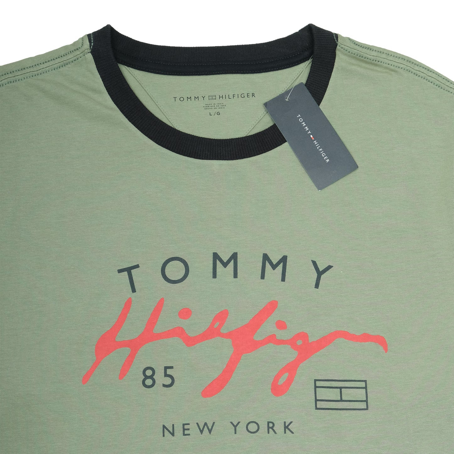 Tommy Hilfiger 85 Sea Green Graphic T-Shirt