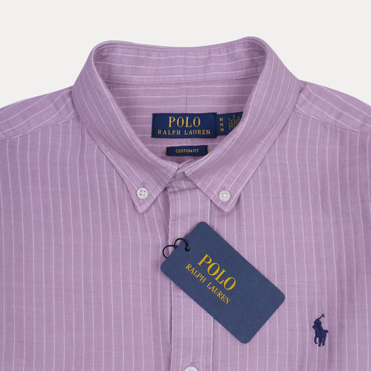 POLO RALPH LAUREN Serene Lilac Custom Fit Long Sleeve Dress Shirt
