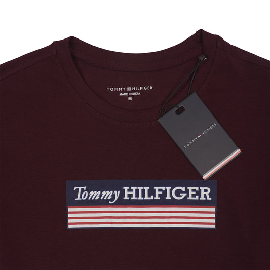 TOMMY HILFIGER Crimson Orchid Tailored Fit Short Sleeve T-Shirt