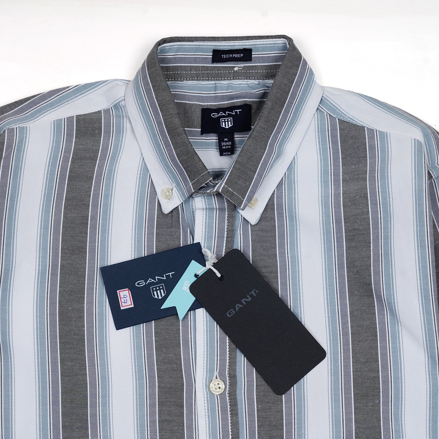 GANT Prismatic Lapis Aurora Tailored Fit Long Sleeve Button-Up Shirt