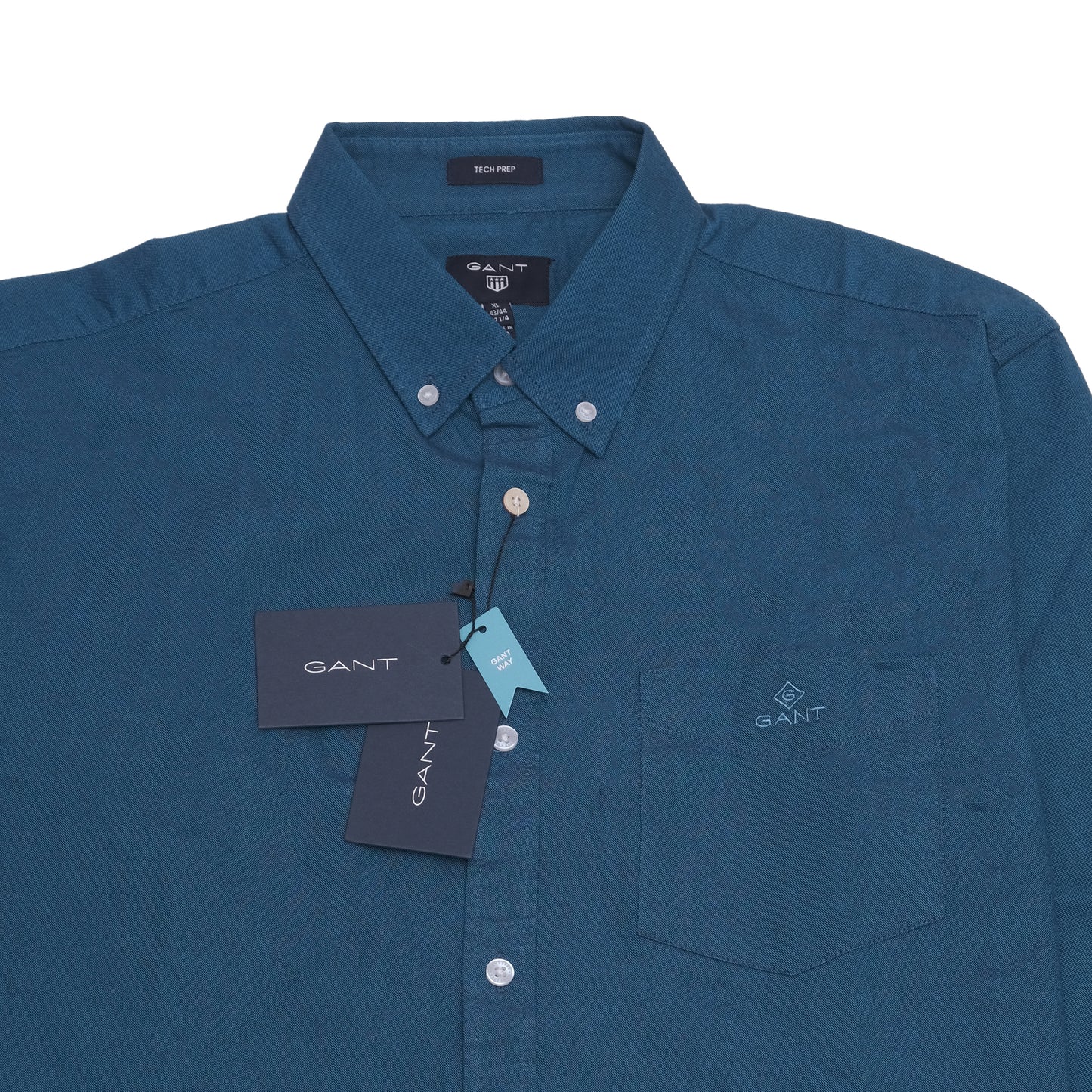 GANT Teal Classic Fit Button-Down Shirt