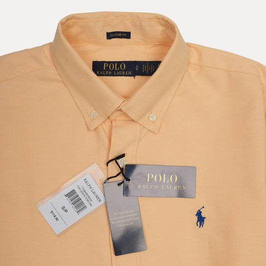 POLO RALPH LAUREN Radiant Coral Classic Fit Long Sleeve Button-Down Shirt