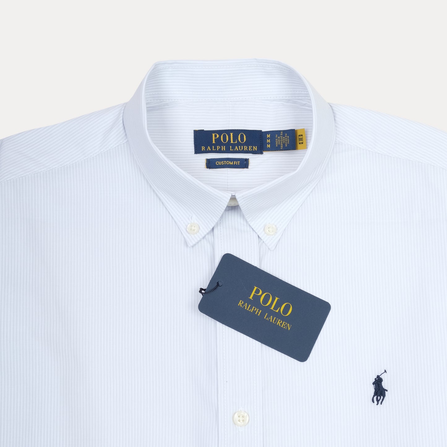 POLO RALPH LAUREN Tranquil Azure Tailored Fit Long Sleeve Dress Shirt