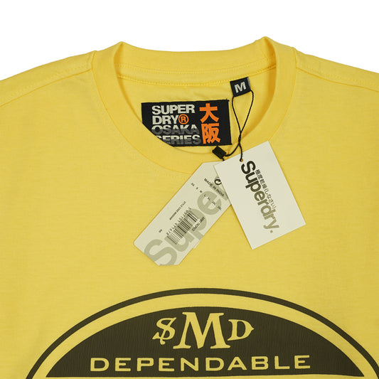 SUPERDRY Luminous Mango Tailored Short Sleeve Graphic T-Shirt