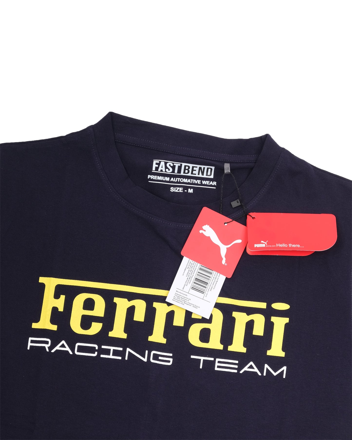 PUMA Navy Ferrari Racing Team Heritage Graphic T-shirt
