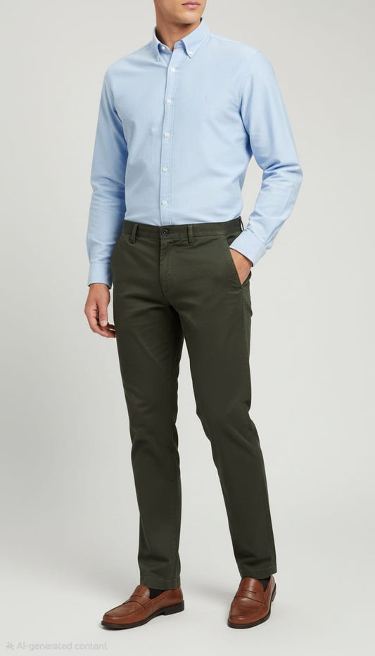 Polo Ralph Lauren Everyday Stretch Chino Pants in Olive Green