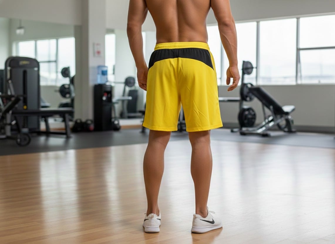 Nike Men's Dri-FIT Training Shorts - Bright Yellow