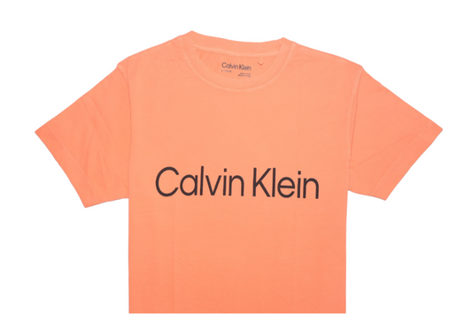 CALVIN KLEIN Coral Dream Relaxed Fit Short Sleeve T-Shirt
