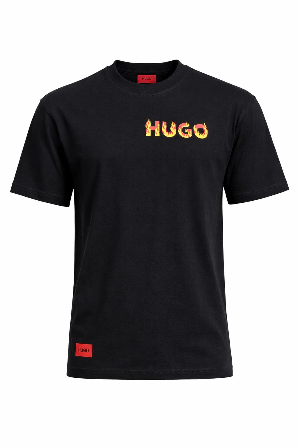 HUGO BOSS Flame Graphic  Drop Shoulder T-Shirt