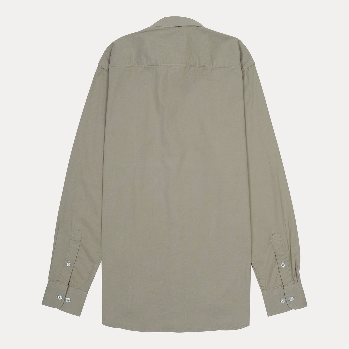 LACOSTE Whispering Slate Classic Fit Long Sleeve Button-Up Shirt