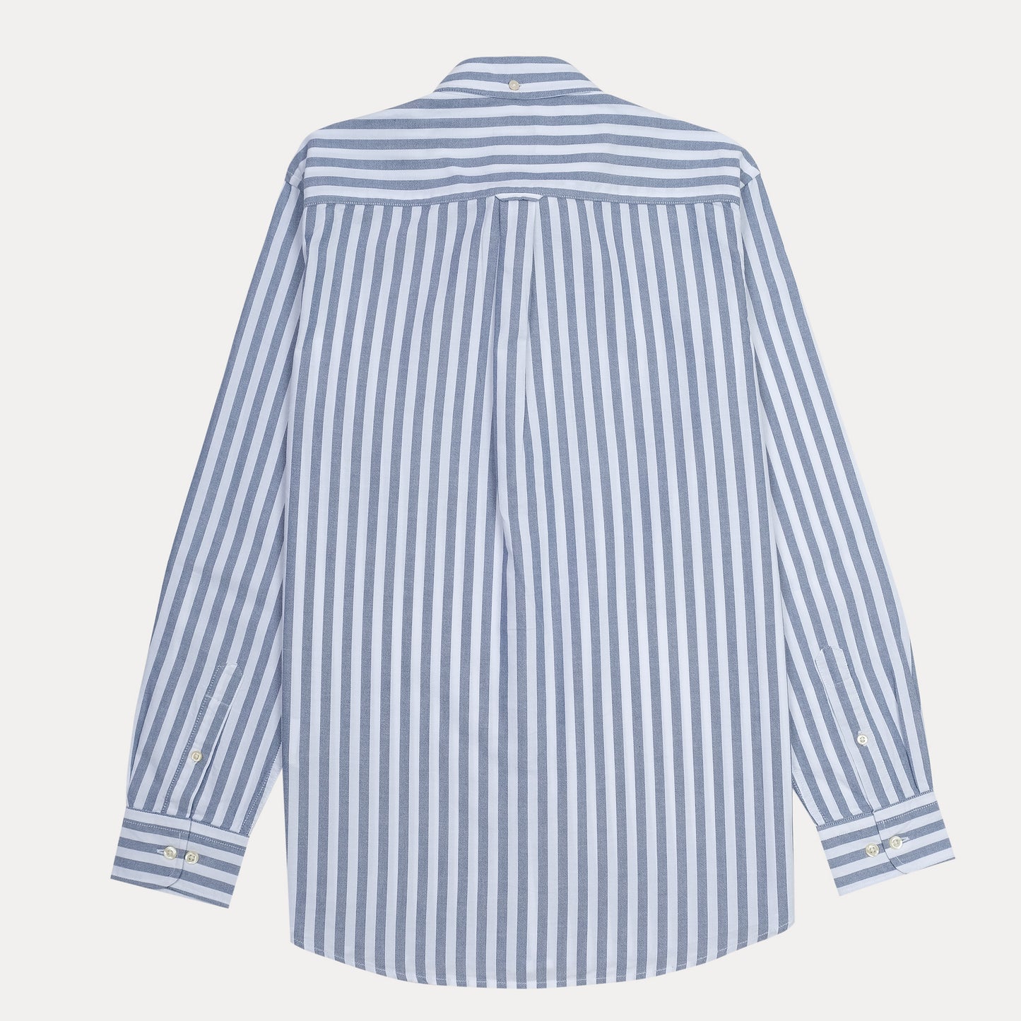 GANT Tranquil Azure Tailored Fit Long Sleeve Striped Shirt
