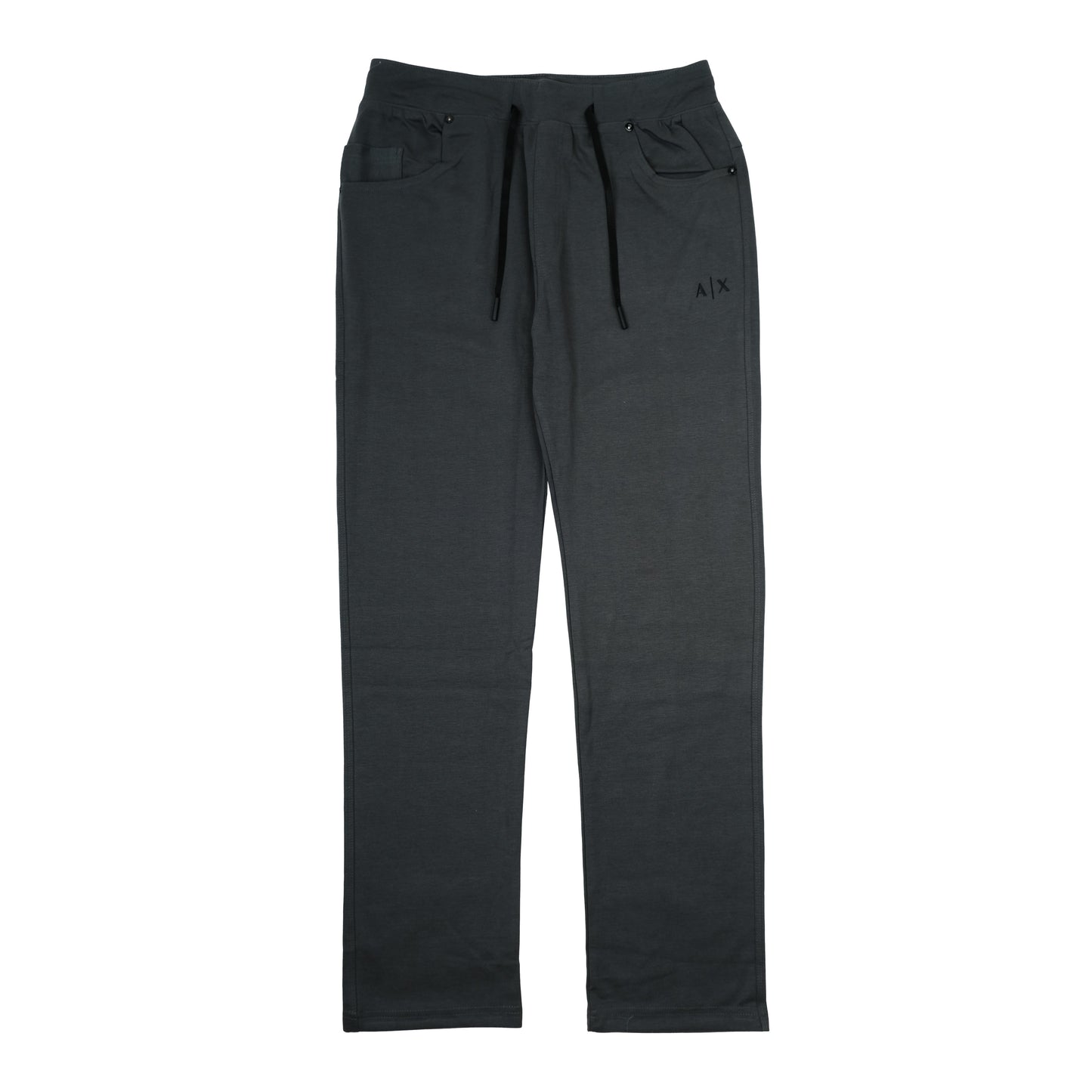 ARMANI EXCHANGE Charcoal Grey Drawstring Slim Fit Lounge Jogger Pants