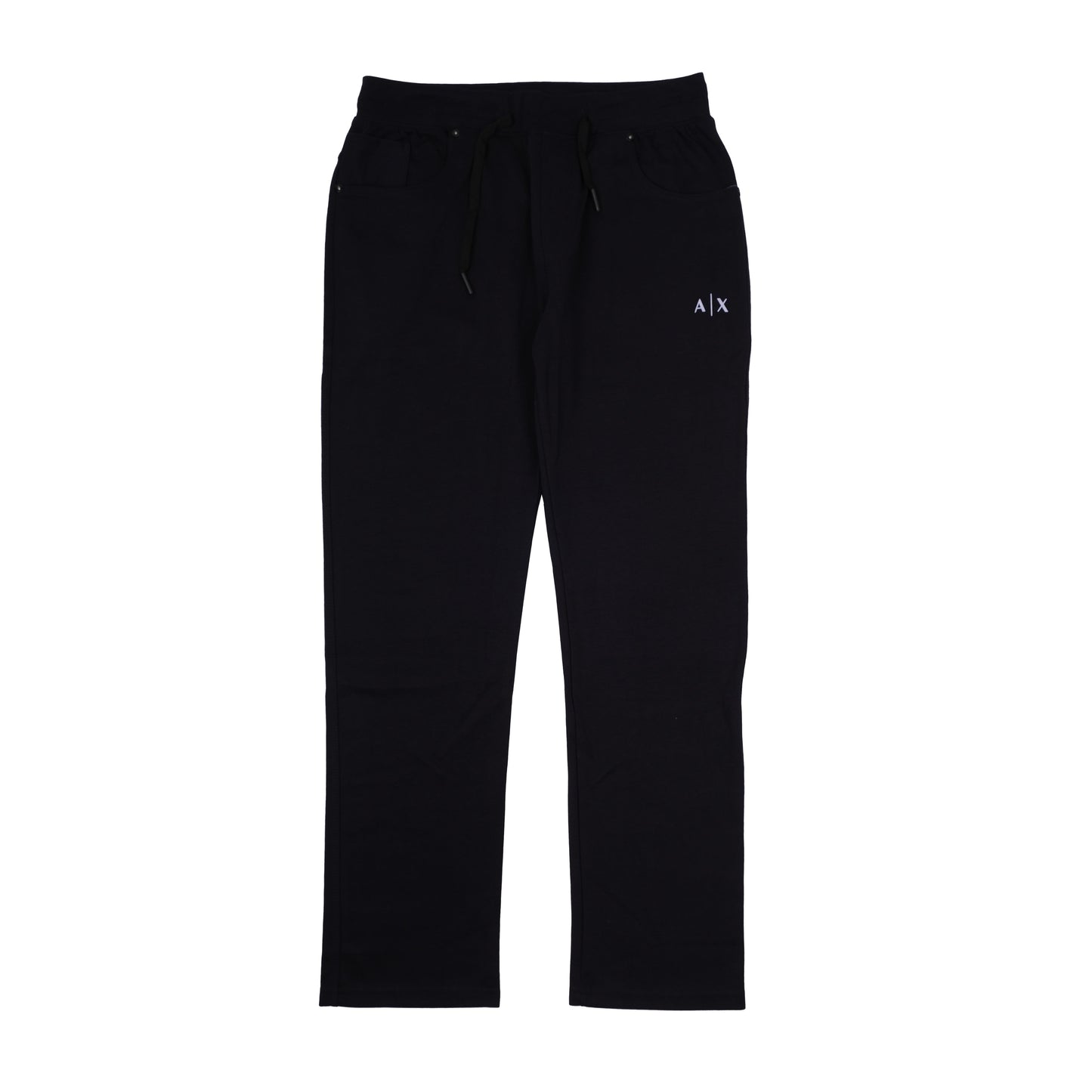 ARMANI EXCHANGE Black Essential Logo Drawstring Sweatpants