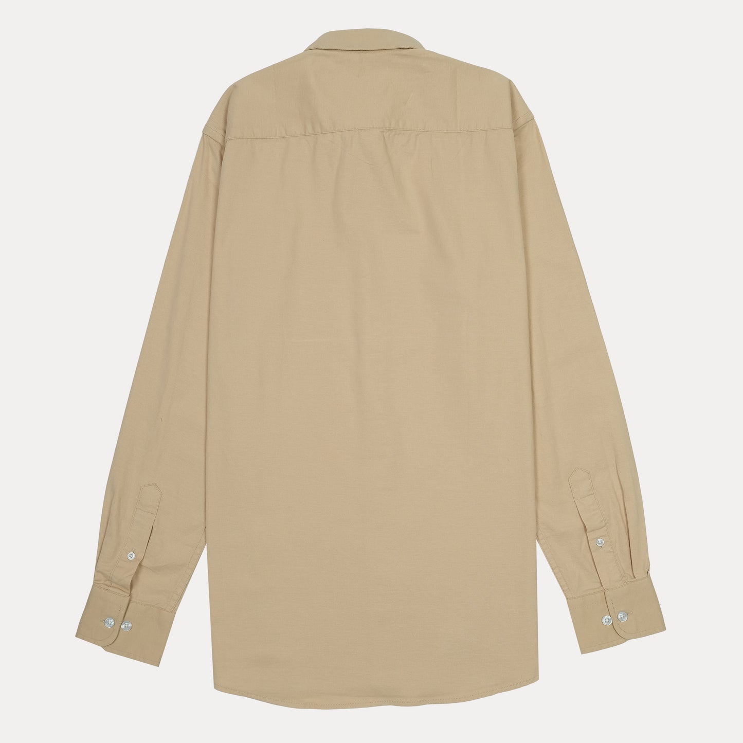 LACOSTE Whispering Almond Classic Fit Long Sleeve Button-Down Shirt